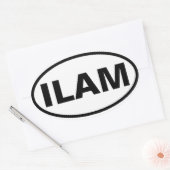VIER Ilam Ovale Sticker (Envelop)