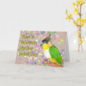 Vier in Lied Kaart (Gele Bloem)