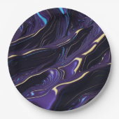 "Vier in stijl: gepersonaliseerde papieren Borden" Papieren Bordje (Voorkant)