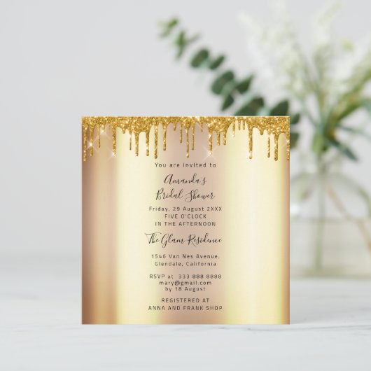 Vier in stijl met Vrijgezellenfeest & Sweet 16th Kaart (Staand voorkant)