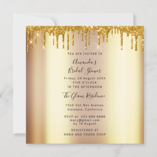 Vier in stijl met Vrijgezellenfeest & Sweet 16th Kaart (Voorkant)