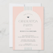 Vier in stijl: Modern Photo Afstuderen Kaart (Voorkant)