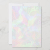 Vier in stijl! Pastel Modern voor meisjes Kaart (Achterkant)