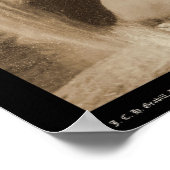 Vier Indische Lakota-vrouwen voor Tipi SD 1891 Poster (Hoek)