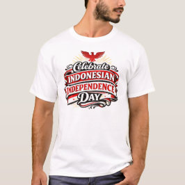 Vier Indonesische Onafhankelijkheidsdag T-shirt