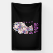 Vier Internationale Vrouwendag 2025 Spandoek (Verticaal)