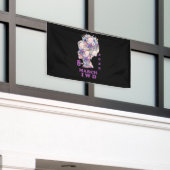 Vier Internationale Vrouwendag 2025 Spandoek (Buitenkant Gebouw)