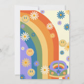 Vier is een Sfeer Verjaardagsuitnodiging, 4de verj Kaart (Achterkant)