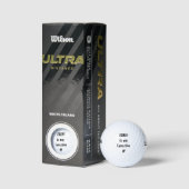 Vier is mijn favoriete nummer grappig golfballen (Verpakking)