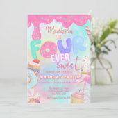 vier is zo zoet kaart (Staand voorkant)