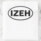 VIER Izeh Ovale Sticker (Tas)