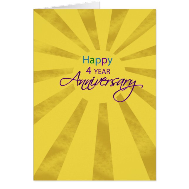 Vier jaar Business Jubileum Sun met werknemers (Voorkant)