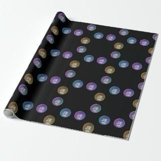 Vier jaar Logo Diamond Design Wrapping Paper Cadeaupapier