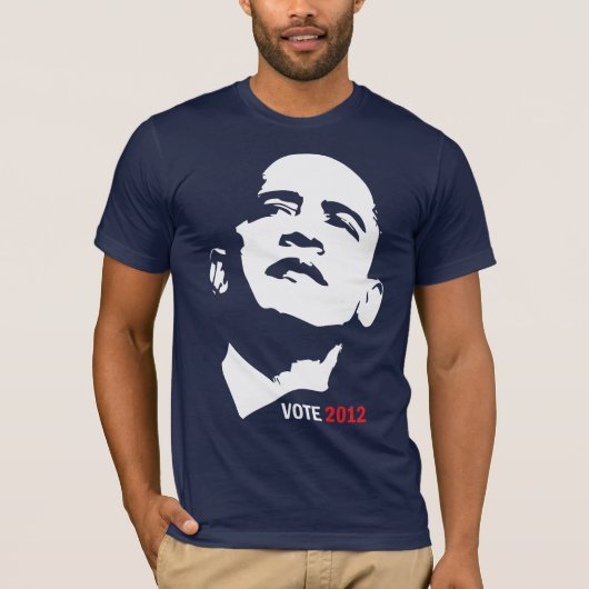 Vier jaar meer - Barack Obama 2012 T-shirt (Voorkant)