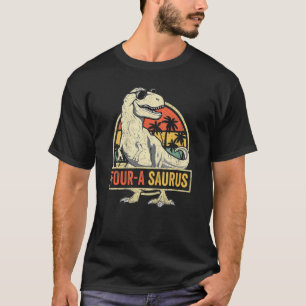 Vier jaar oud voor vier jaar t-shirt