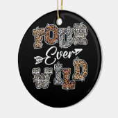 Vier jaar oude Safari Lop Keramisch Ornament (Links)