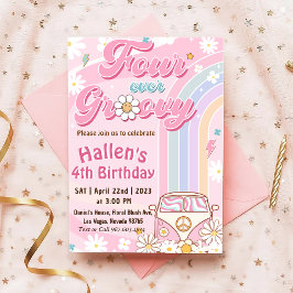 Vier jaar vierde verjaardag van de Groovy Retro Bo Kaart