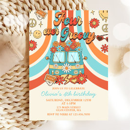 Vier jaar vierde verjaardag van de Groovy Retro-re Kaart