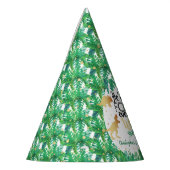 Vier jaar Wilde Dinosaur Boys vierde verjaardag Feesthoedjes (Links)