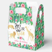 Vier jaar Wilde Meisjes vierde verjaardag Bedankdoosjes (Geopend)