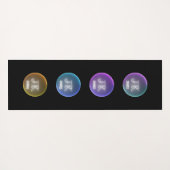 Vier jaar Yoga Mat (Achterkant (horizontaal))