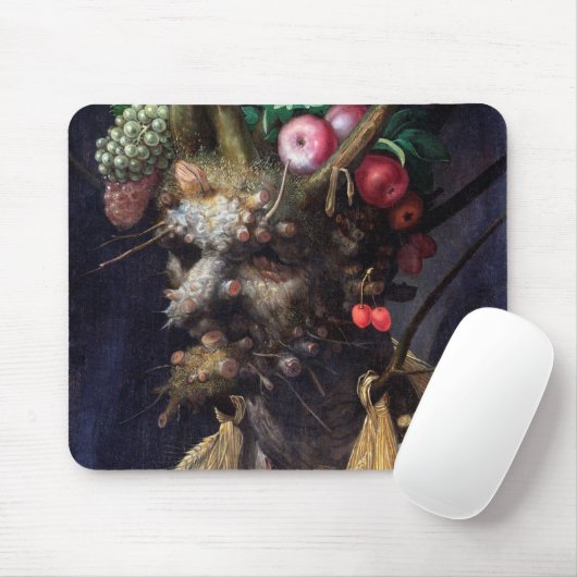 Vier Jaargetijden in één hoofd, Arcimboldo Muismat (Met muis)