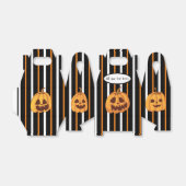 Vier Jack-O-Lantern-draagtas Bedankdoosjes (Uitgevouwen)