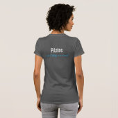 Vier je 100ste Pilates-les met dit T-shirt (Achterkant volledig)