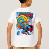Vier je 8e verjaardag met Superman T-shirt (Achterkant)