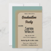 Vier je Afstudeerder met een Retro Photo 2024 Kaart (Achterkant)