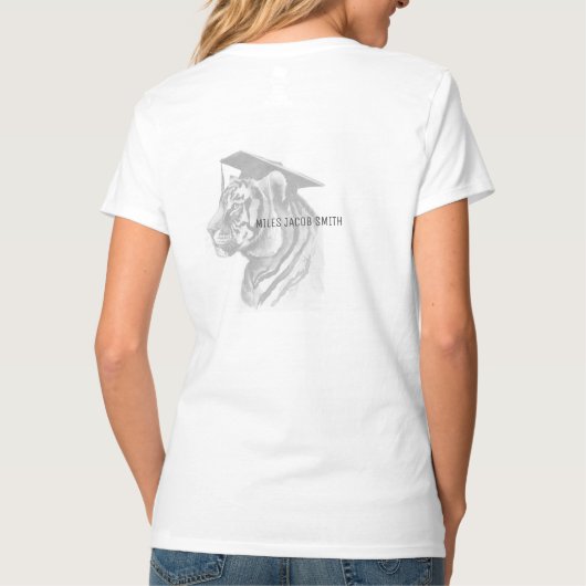 Vier je Afstudeerder T-shirt (Achterkant)