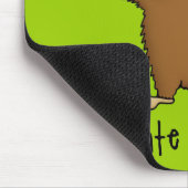 Vier je Beaver Mousepad Muismat (Hoek)