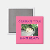 VIER JE , INNERLIJKE SCHOONHEID MAGNEET (Voorkant / Achterkant)