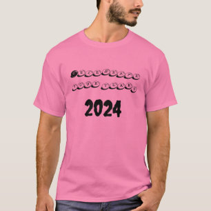 Vier je Jaren 2024 T-shirt: Embrace Joy, Creëer T-shirt