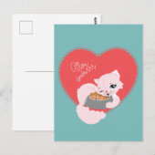 Vier je liefde briefkaart (Voorkant / Achterkant)