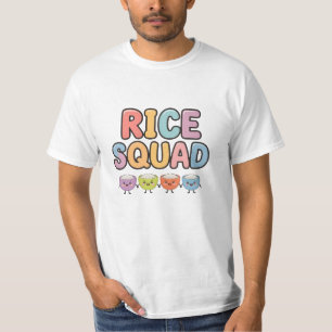 Vier je liefde voor rijst met kunst t-shirt