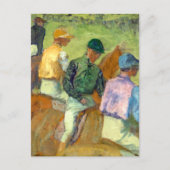 Vier Jockeys Horses Edgar Degas Briefkaart (Voorkant)
