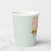 Vier jonge Daisy Hippie van vierde verjaardag Papieren Bekers (Rechts)