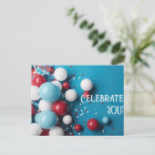 Vier JOU!   Briefkaart (Staand voorkant)