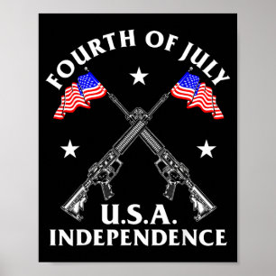 Vier juli Amerikaanse onafhankelijkheid Poster