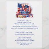 Vier juli Amerika's 250 viering Flyer (Voorkant)