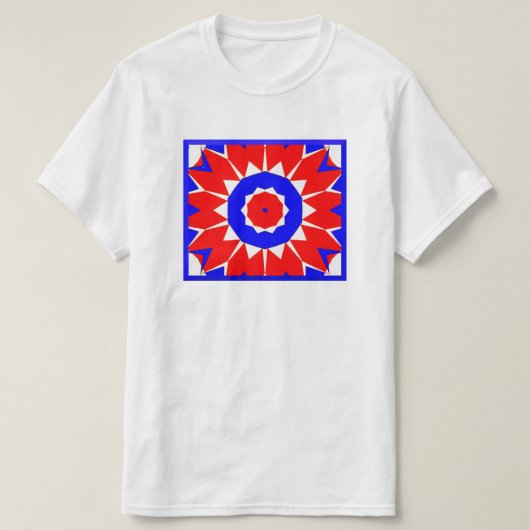 Vier Juli Basis T-shirt (Design voorkant)