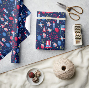 Vier Juli Cadeaupapier