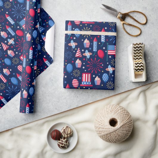 Vier Juli Cadeaupapier (Crafts)