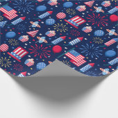 Vier Juli Cadeaupapier (Hoek)