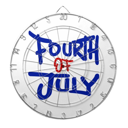 Vier juli dartbord (Voorkant)