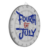 Vier juli dartbord (Voorkant Links)