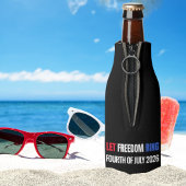 Vier Juli Fleskoeler Koozie