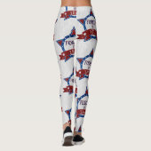 Vier Juli Glitter Leggings (Achterkant)