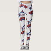 Vier Juli Glitter Leggings (Voorkant)